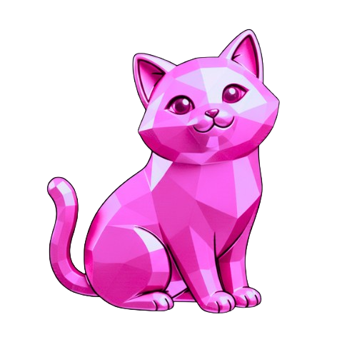 Hyperpaw Token Mascot in a Cyberpunk City